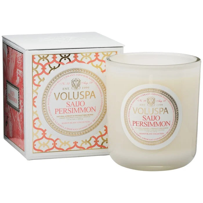 Saijo Persimmon 1 wick - Maison Blanc Classic