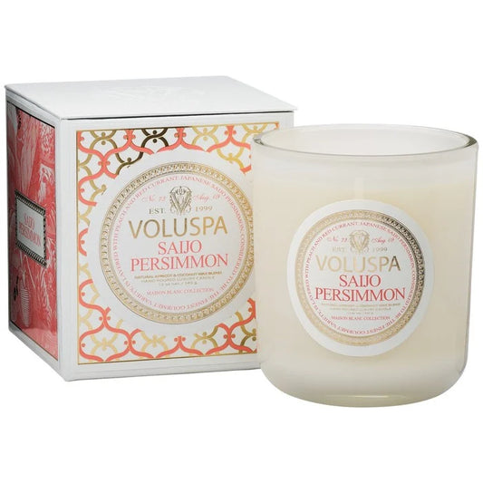 Saijo Persimmon 1 wick - Maison Blanc Classic