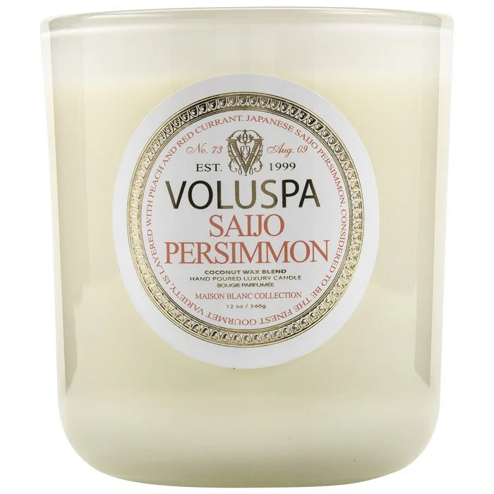 Saijo Persimmon 1 wick - Maison Blanc Classic