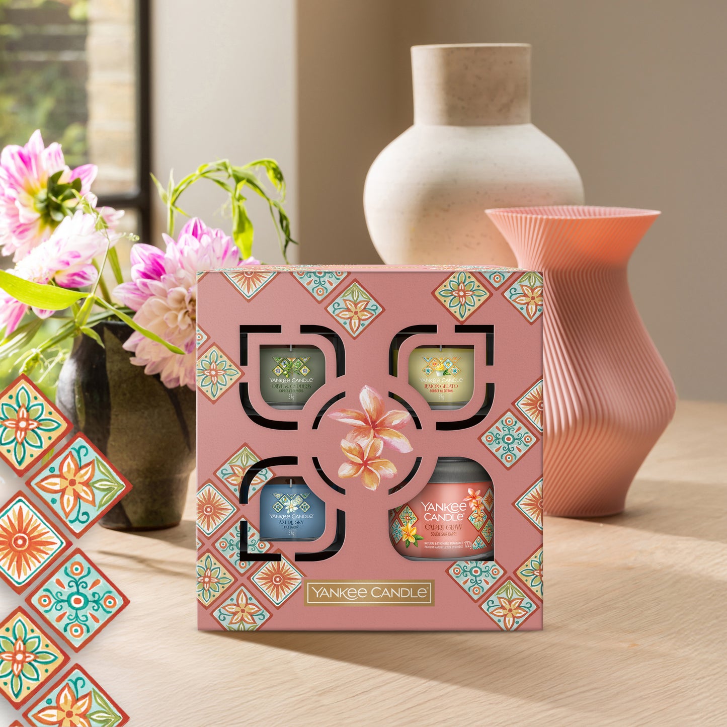 Hello Italy 1 Small Tumbler & 3 Mini Jars