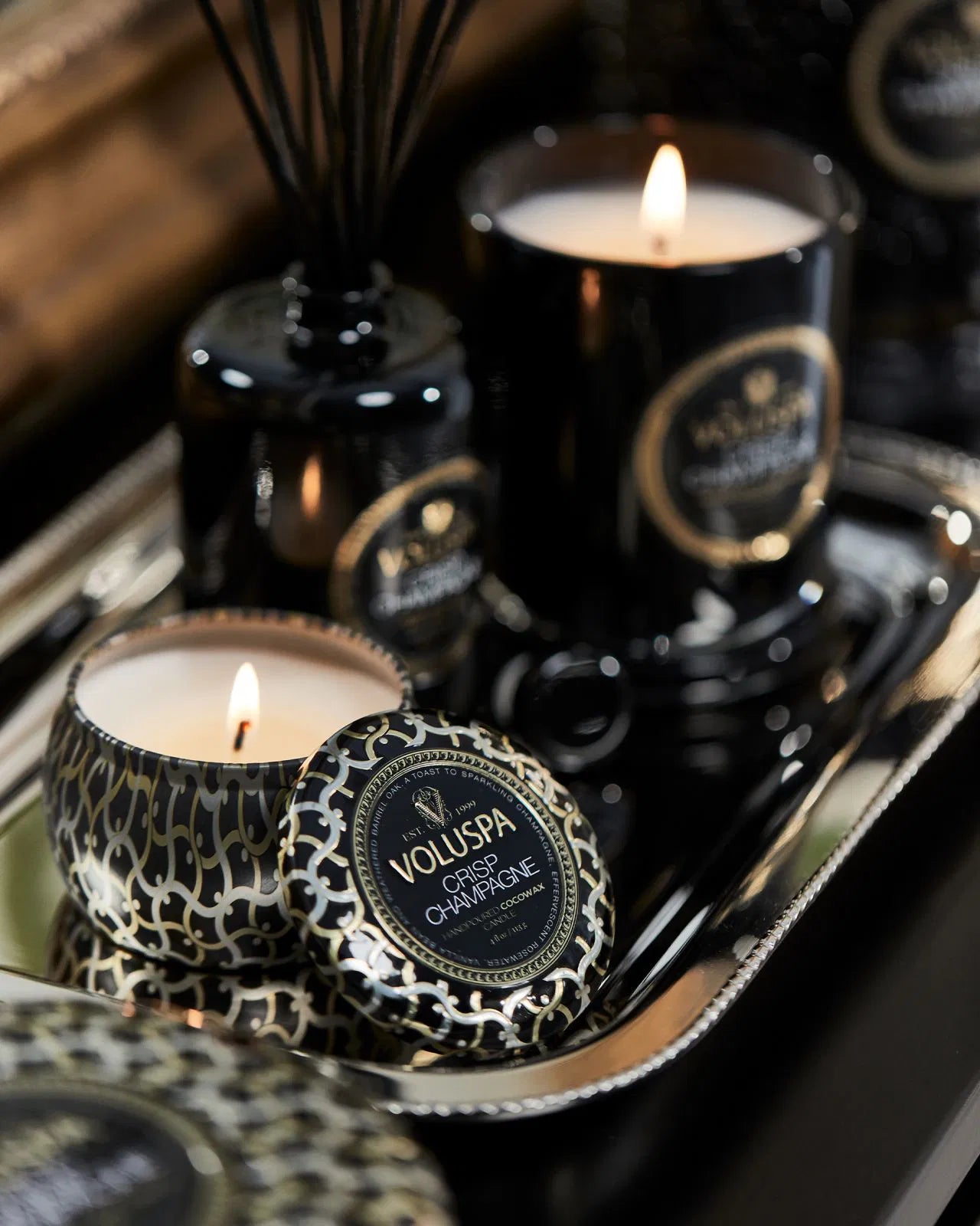 Crisp Champagne 2 wick - Maison Metallo