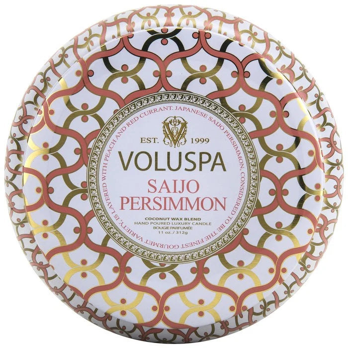 Saijo Persimmon 2 wick - Maison Metallo