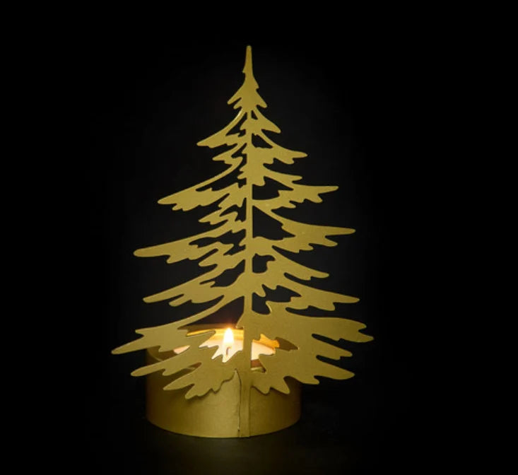 Winter Tree Tealight Holder