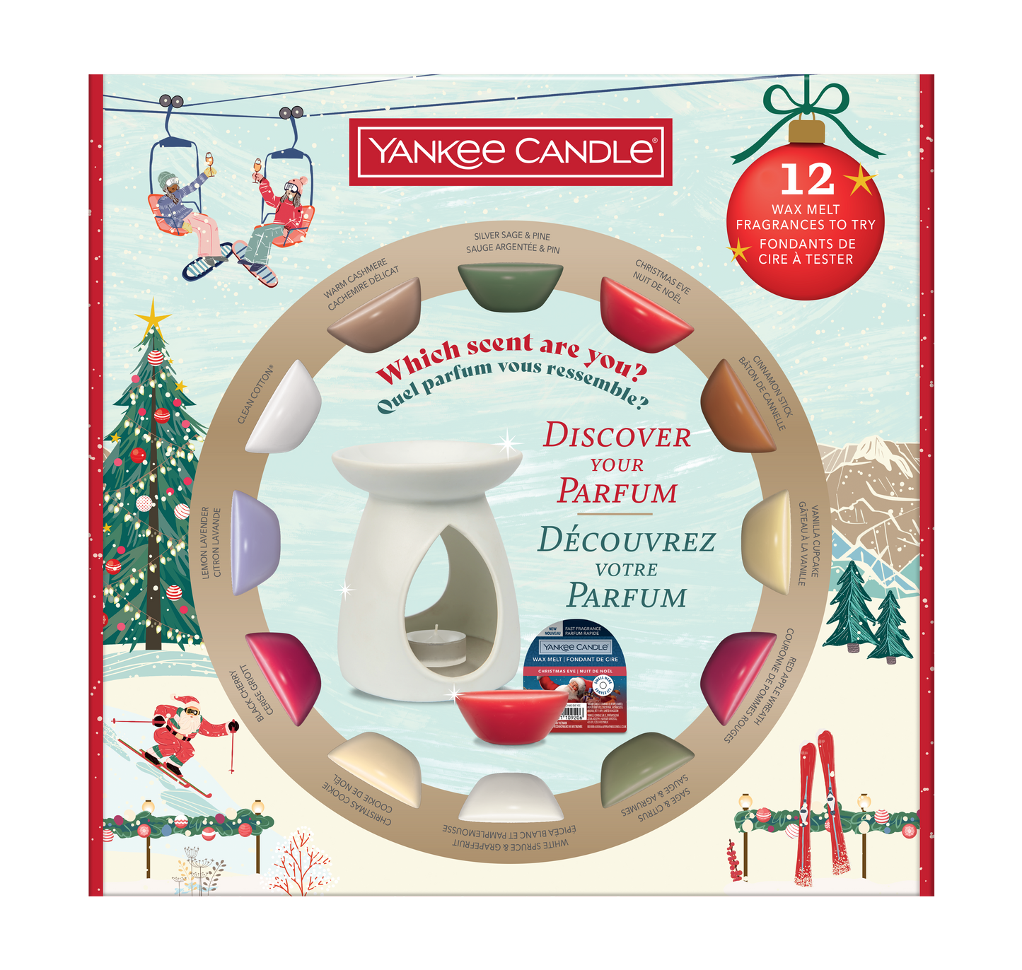 Après Ski 12 Wax Melts & Warmer Gift Set