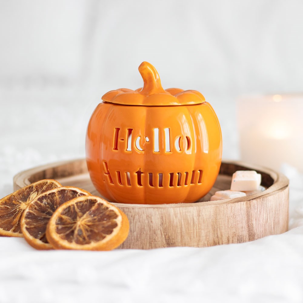Hello Autumn Pumpkin Wax & Oil Burner