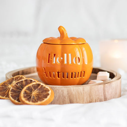 Hello Autumn Pumpkin Wax & Oil Burner