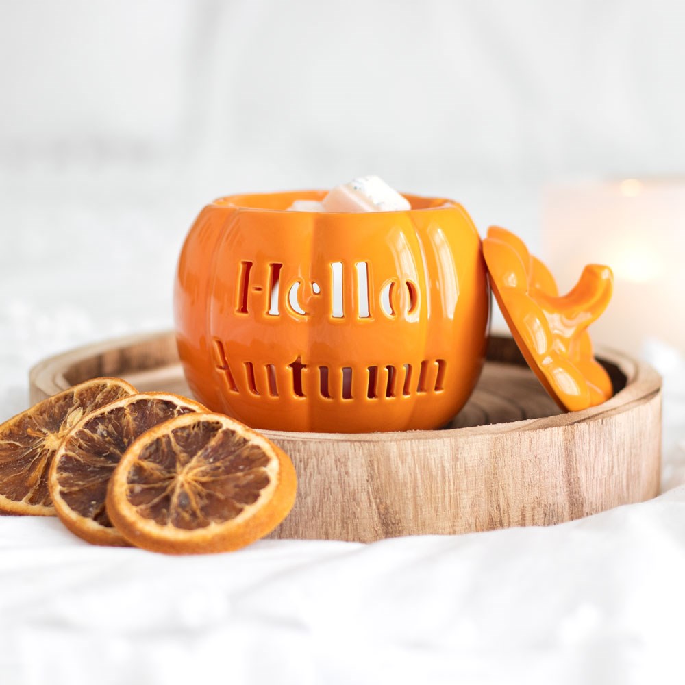 Hello Autumn Pumpkin Wax & Oil Burner
