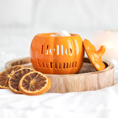 Hello Autumn Pumpkin Wax & Oil Burner