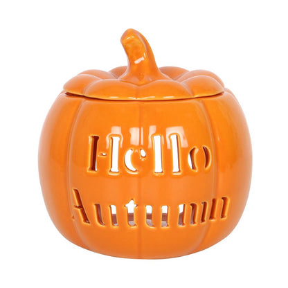 Hello Autumn Pumpkin Wax & Oil Burner