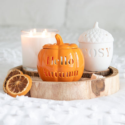Hello Autumn Pumpkin Wax & Oil Burner