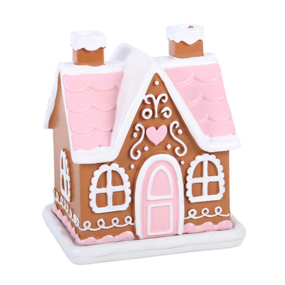 Pink Gingerbread House Wierookkegel Brander