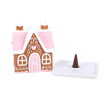 Pink Gingerbread House Wierookkegel Brander