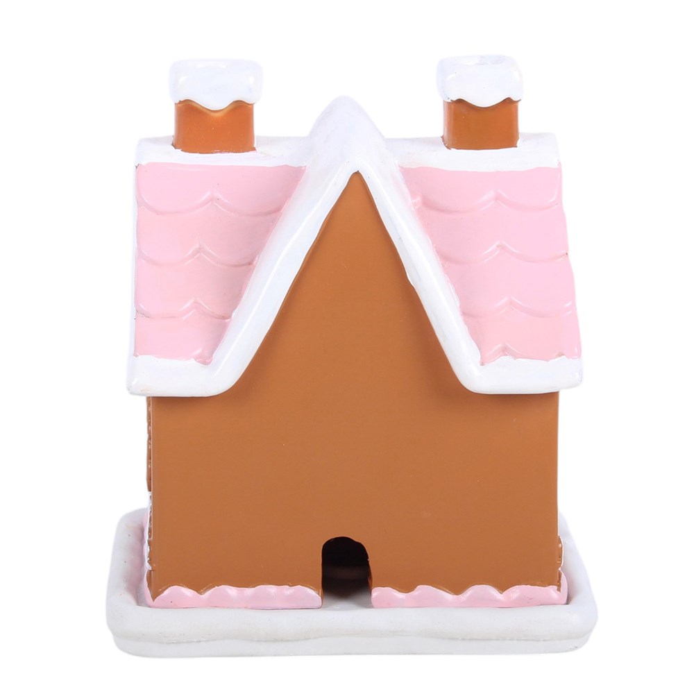 Pink Gingerbread House Wierookkegel Brander
