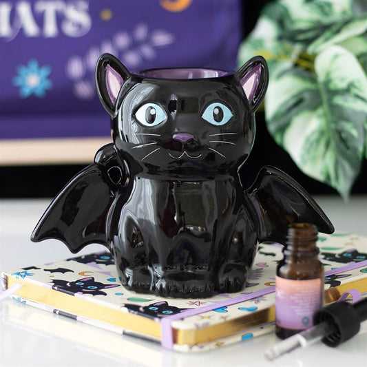 Creepy Bat Cat Wax & Oil Burner