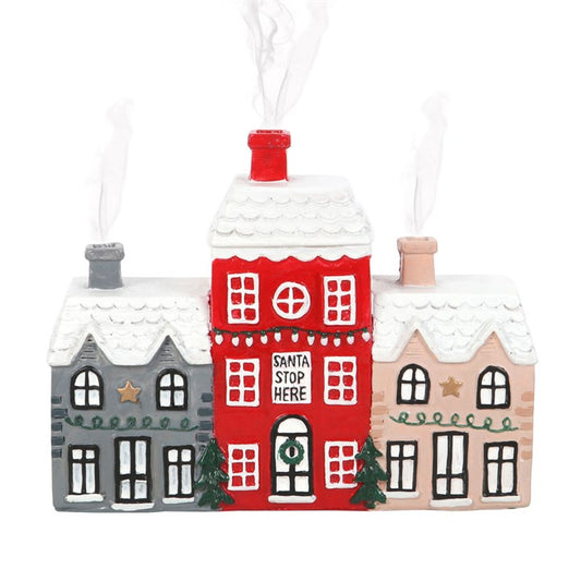 Christmas Village Incense Cone Burner