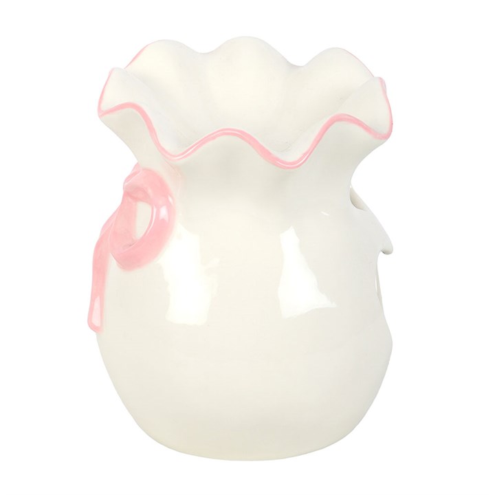 White and Pink Bow Wax & Oil Burner