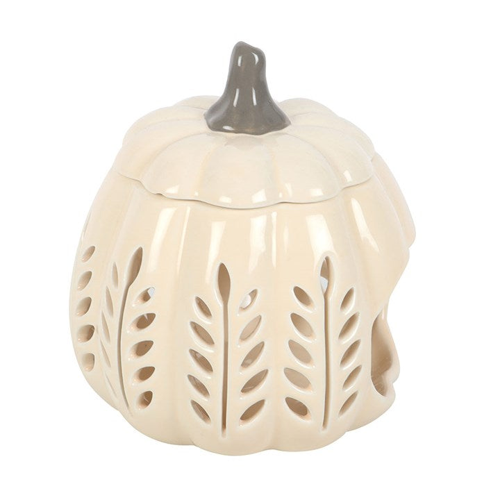Cream Pumpkin Wax & Oil Burner