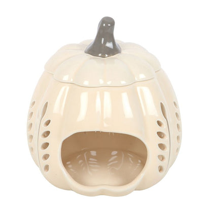 Cream Pumpkin Wax & Oil Burner