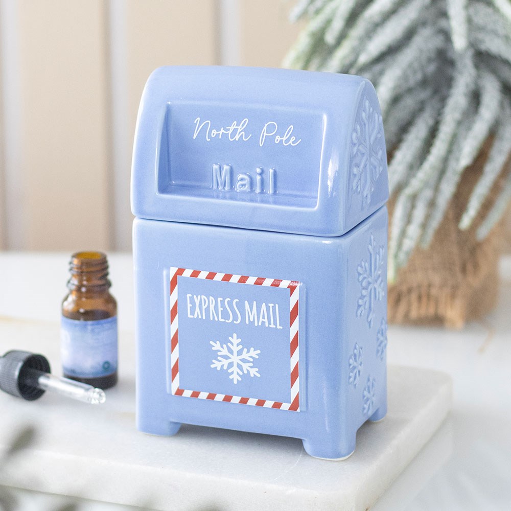 North Pole Postbox Wax & Oil Burner