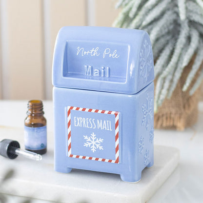 North Pole Postbox Wax & Oil Burner