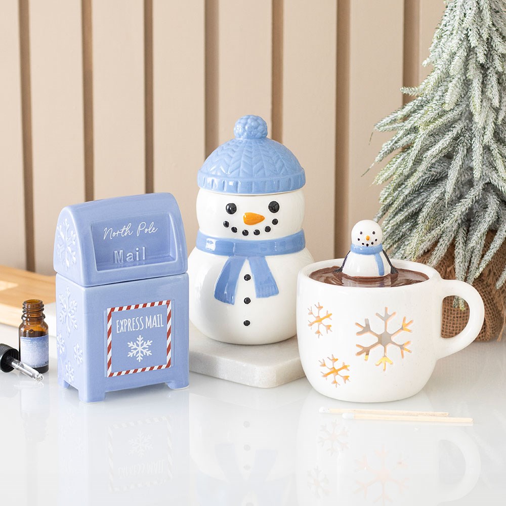 North Pole Postbox Wax & Oil Burner