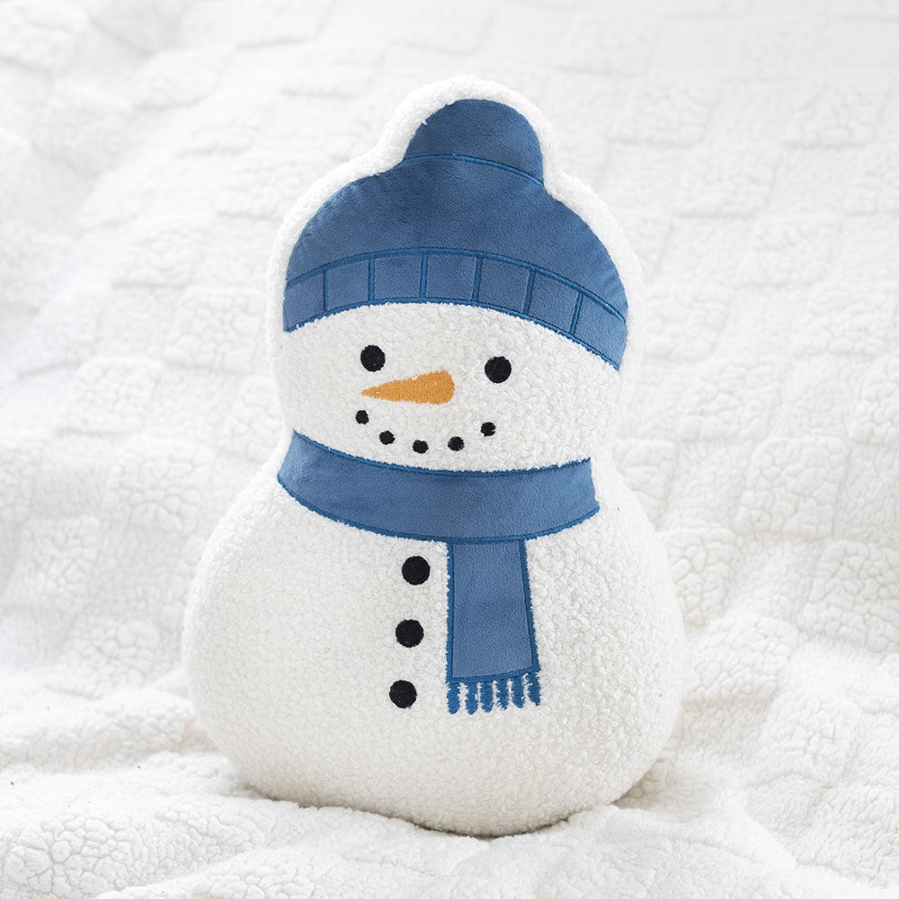 Snowman Shaped Boucle Coussin