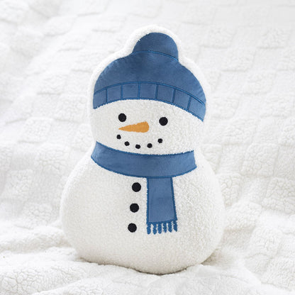Snowman Shaped Boucle Coussin