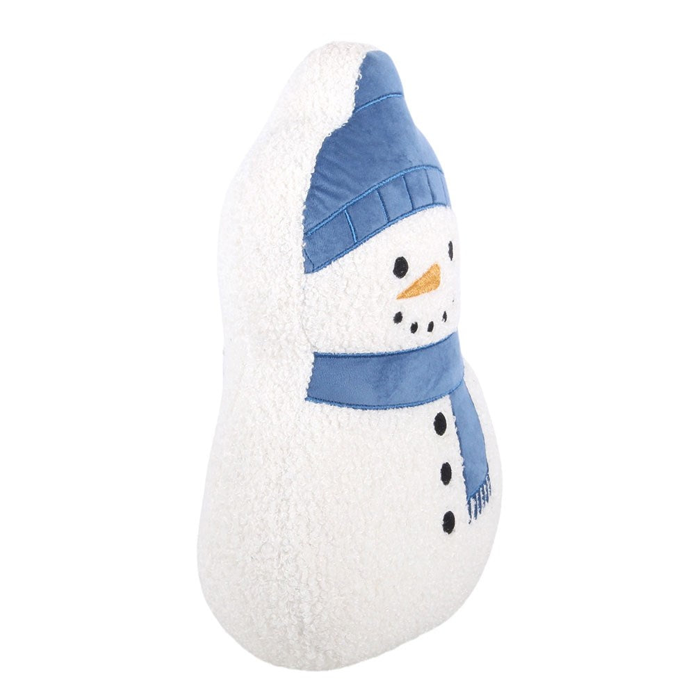 Snowman Shaped Boucle Coussin