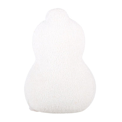 Snowman Shaped Boucle Coussin