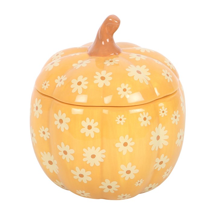 Floral Pumpkin Wax & Oil Burner
