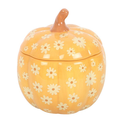 Floral Pumpkin Wax & Oil Burner