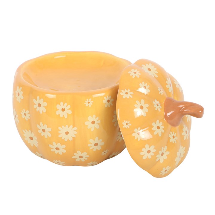 Floral Pumpkin Wax & Oil Burner
