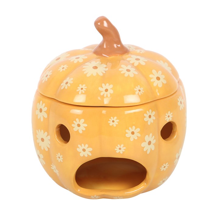 Floral Pumpkin Wax & Oil Burner