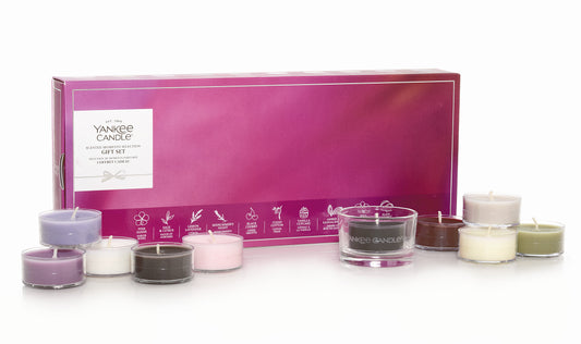 Scented Moments 10 Tealights & 1 Holder