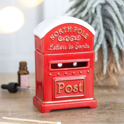 Letters to Santa Christmas Post Box Wax & Oil Burner