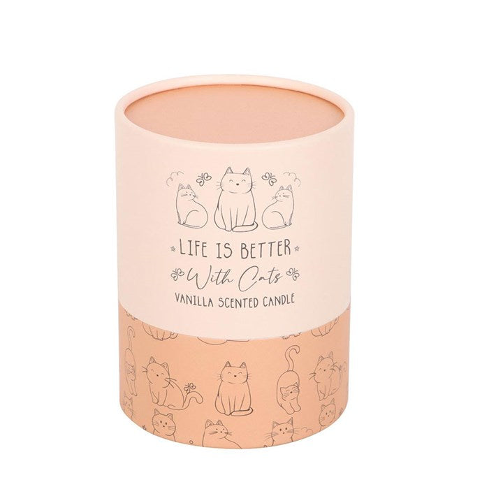 Life Is Better With Cats Candle
