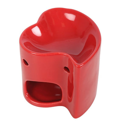 Red Heart Wax & Oil Burner