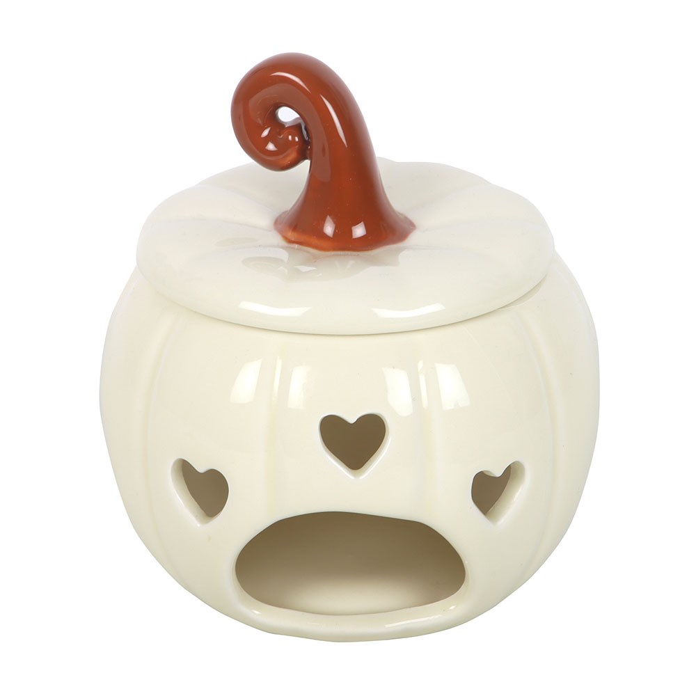 White Curly Pumpkin Wax & Oil Burner