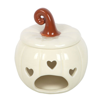 White Curly Pumpkin Wax & Oil Burner