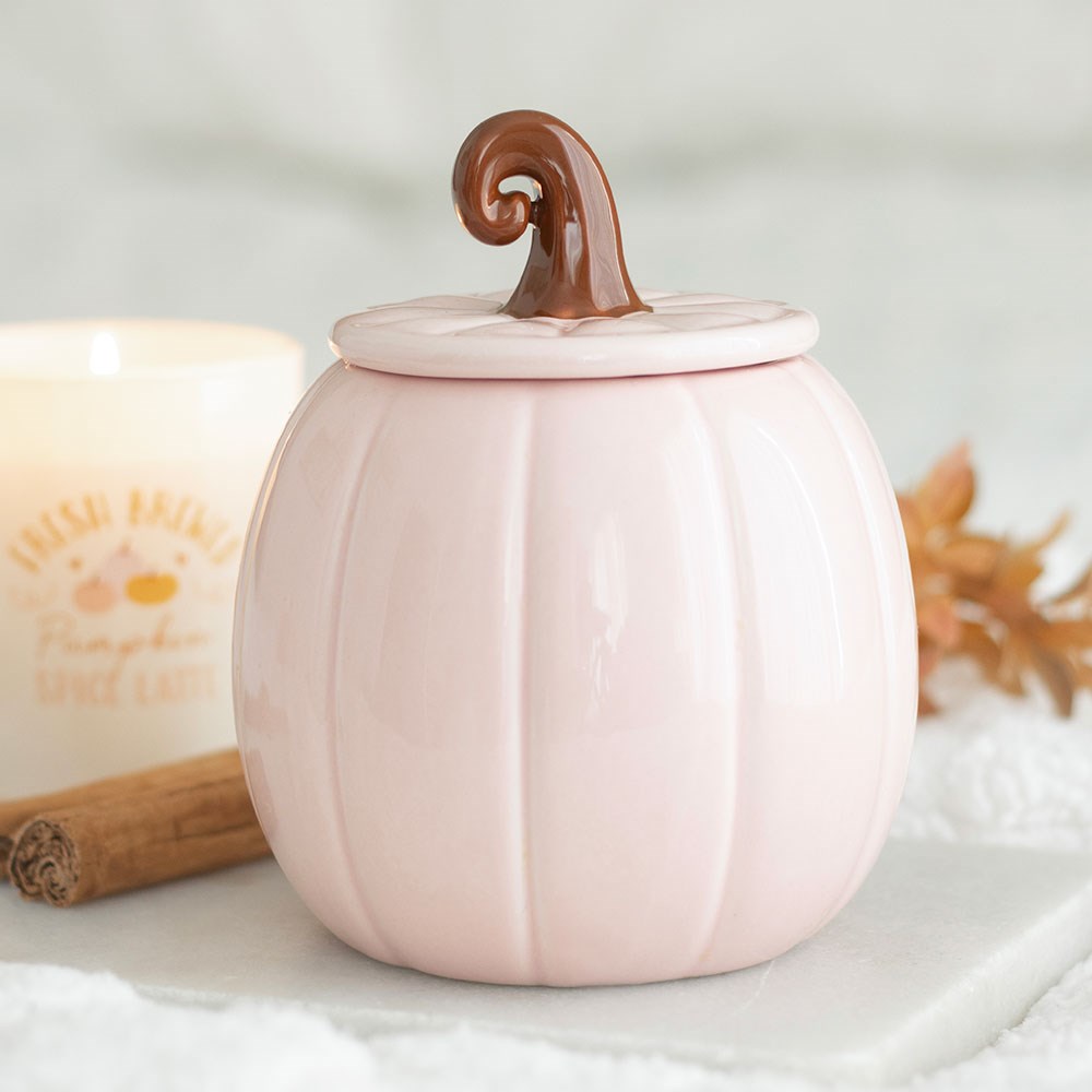 Pink Curly Pumpkin Wax & Oil Burner