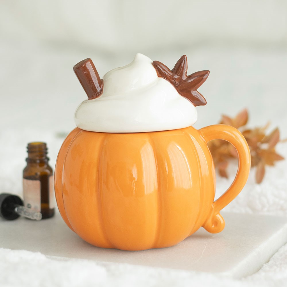 Pumpkin Cream Lidded Wax & Oil Burner