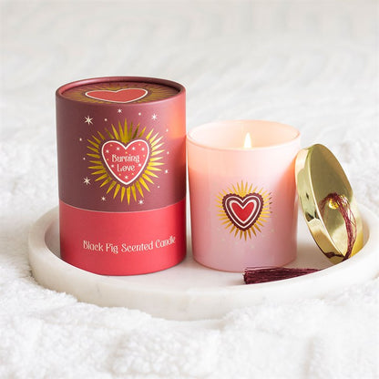Burning Love Candle