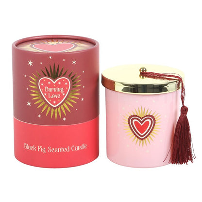 Burning Love Candle
