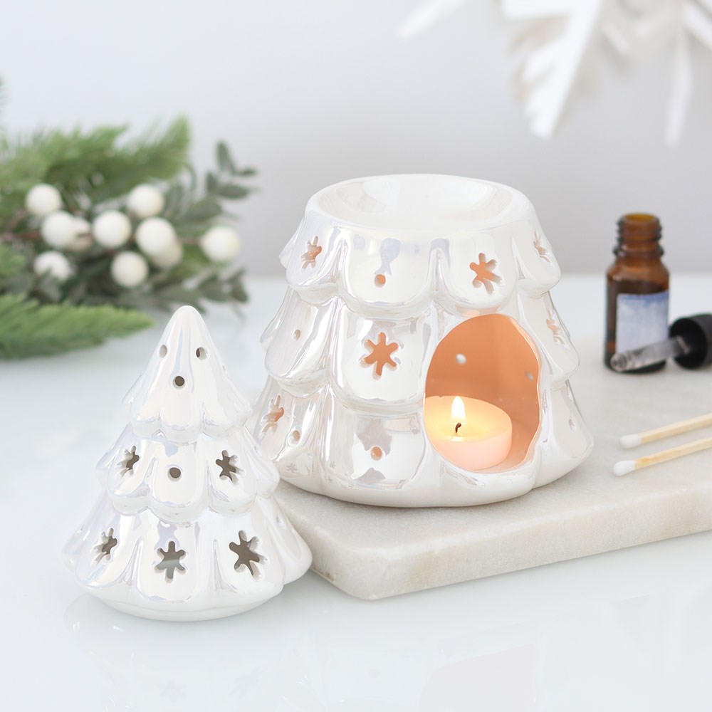 Iridescent Fir Tree Wax & Oil Burner