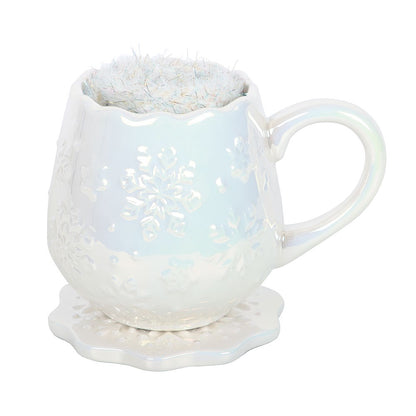 Iridescent Snowflake Mok en Sokken