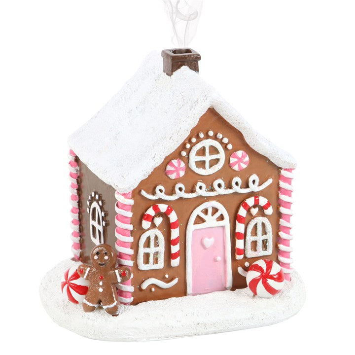 Pink Gingerbread House Brûleur d'encens