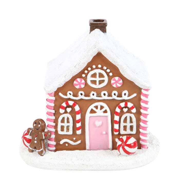 Pink Gingerbread House Brûleur d'encens