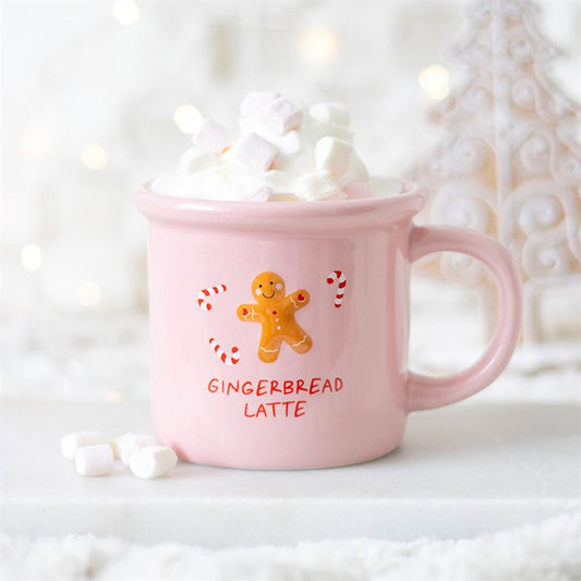 Pink Gingerbread Latte Tasse