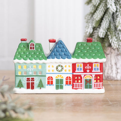 Christmas Street Theelicht & Wierookkegel Brander