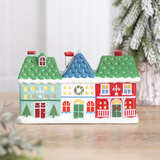 Christmas Street Theelicht & Wierookkegel Brander